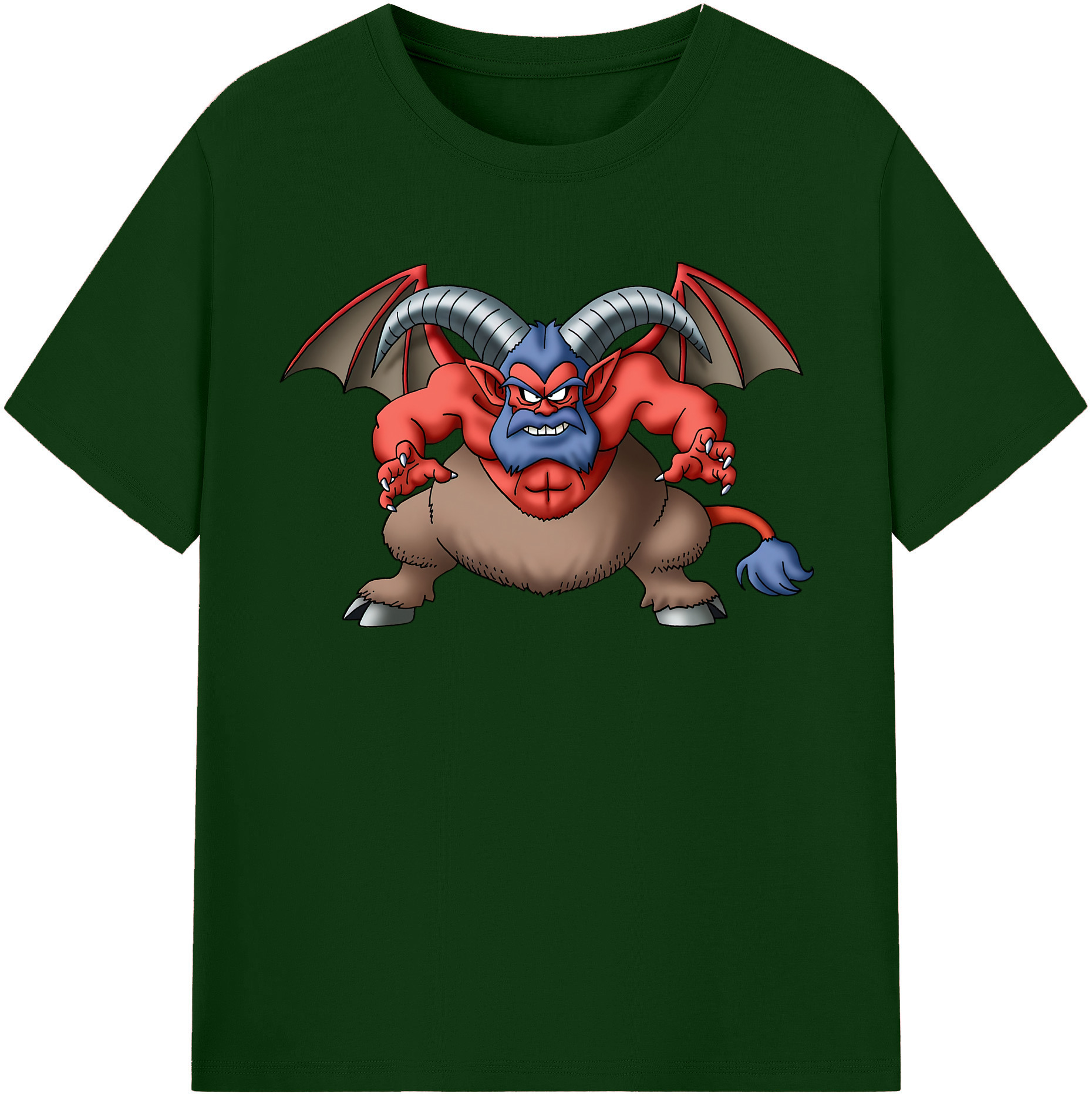 （画像用） ドラゴンクエスト Doragon Kuesuto Dragon Quest 綿100％半袖Tシャツ（フロントプリント）